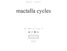Tablet Screenshot of mac-tallacycles.com